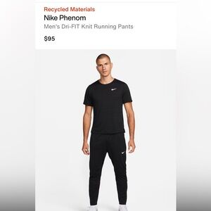NWT Nike Phenom Dri Fit men’s running pant
